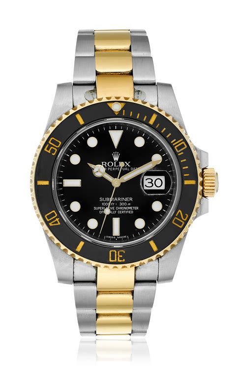 rolex 2 tone submariner